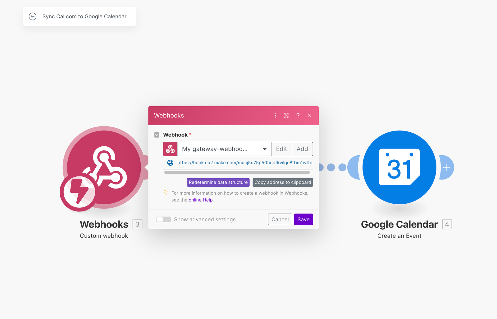 Make.com Webhook URL